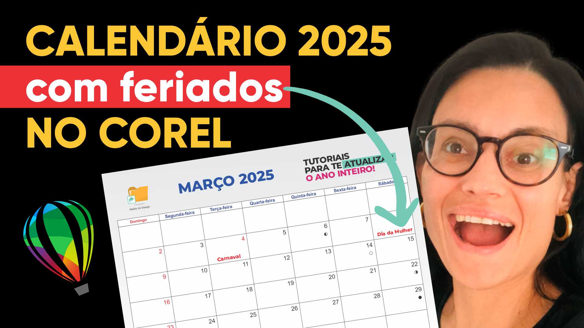 Como Criar um Calendário Automático e Personalizado com Feriados no CorelDRAW